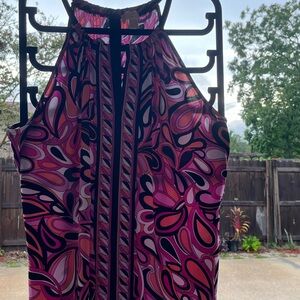 SELLING MICHAEL KORS TOP SIZE XL MULTICOLORED PAISLEY SLEEVELESS CONDITION:USED